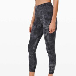 Lululemon Diamond Dye Graphite Gray Align High Rise Pant with Pockets